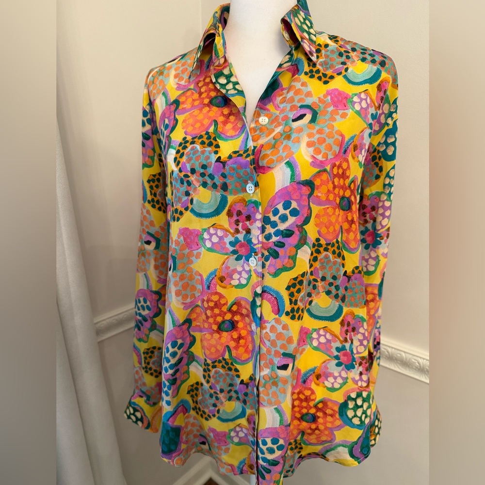 Maus & Hoffman Fauvism Floral Liberty Blouse